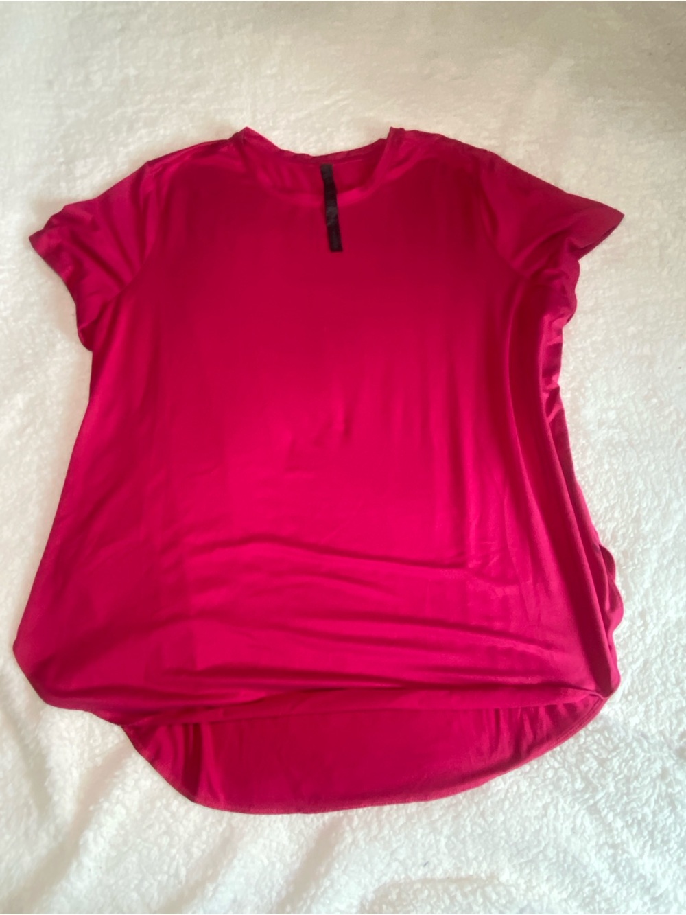 Women's Fuchsia Short Sleeve active top